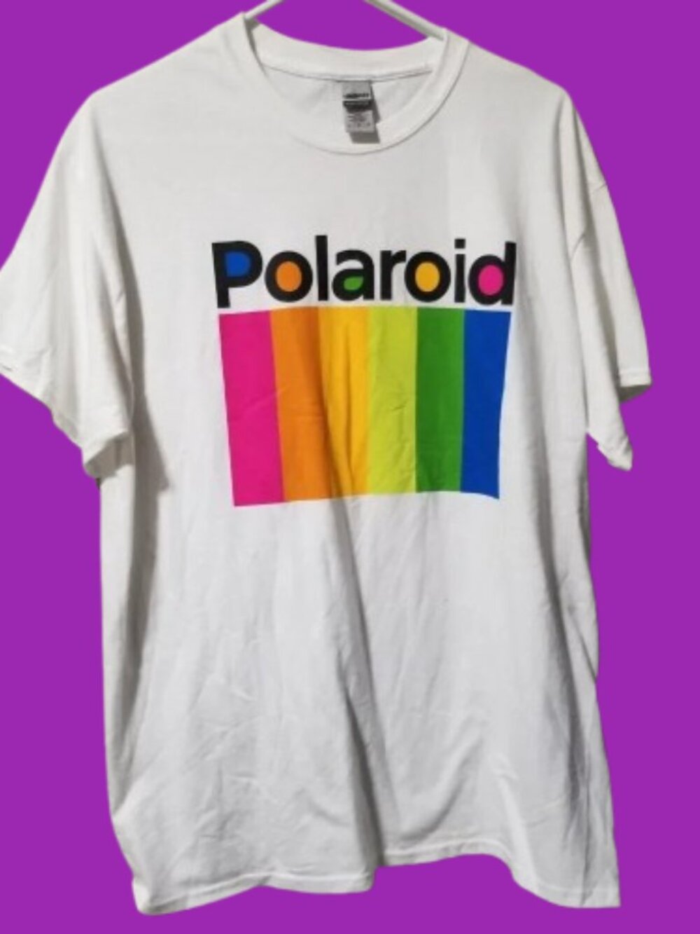 Polaroid T Shirt Short Sleeve Cotton Men's Large